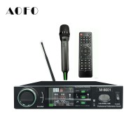 Récepteur de microphone sans fil portable professionnel à tube à vide monocanal M-8601 Bluetooth USB pour KTV, scène, karaoké, sonorisation
