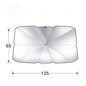 Pare-soleil en nylon le plus vendu, résistant aux UV, pliable, pour pare-brise de voiture - Product Image 3
