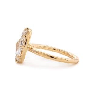 Premium Women's 925 Sterling <b>Silver</b> Gold Plated <b>Adjustable</b> Filled Lab Grown Diamond Custom Cut Hip Hop Fashion <b>Ring</b> Classic - Product Image 6