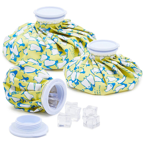 Bolsa de Hielo Reutilizable para Lesiones, Bolsa de Agua Caliente para Terapia de Frío y Calor y Alivio del Dolor con Funda, Elástica, Transpirable y Antiderrames - Product Image 1