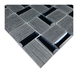 Mosaïque blanc argent dosseret mosaïque facile à faire soi-même marbre <span class=keywords><strong>pierre</strong></span> aspect <span class=keywords><strong>Pvc</strong></span> vinyle bâton sur mosaïque cuisine carrelage mural - Product Image 3