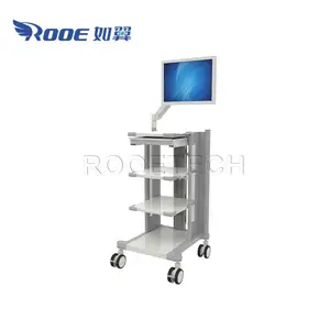 BWT-003A/B Medical Endoscopic Trolley Endoscopy Cart With 360-Degree Rotating Monitor Arm