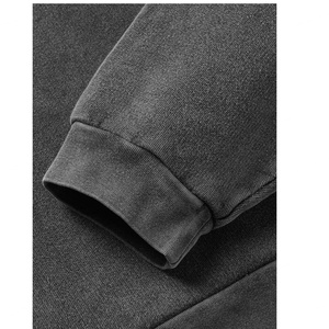 Sudadera con Lavado Ácido de Alta Calidad, Serie High Street, Sudadera Vintage con Lavado a la Piedra, Estilo Oversize - Product Image 4