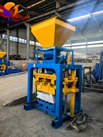 Machine à fabriquer des blocs solides WJ 4-40, machine à briques creuses avec moules de pavage, moules en plastique pour béton, composants de roulement central