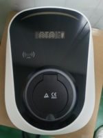 DUOSIDA Nouvelle borne de recharge murale AC 7KW Type 2 32A pour véhicules électriques avec câble de 5m, contrôle par application, station de recharge commerciale et domestique pour la fabrication