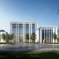 Mur rideau en verre et alliage d'aluminium au design moderne et exquis, avec des caractéristiques écologiques pour les écoles, les bureaux et plus encore