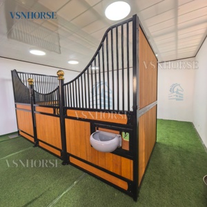 Panneaux de stalle de chevaux de qualité supérieure Kits d'écuries modulaires Façades de grange durables Installations équestres professionnelles personnalisées pour granges à chevaux - Product Image 2