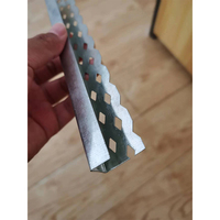 Profilé d'angle métallique pour cloisons sèches fabriqué en Chine, en acier galvanisé, profil en acier pour cloisons sèches