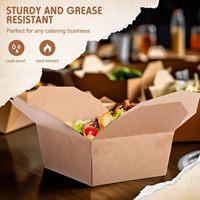 Conteneur d'emballage alimentaire jetable écologique de bonne qualité, taille design, boîte à hamburger personnalisée pour restaurant à emporter