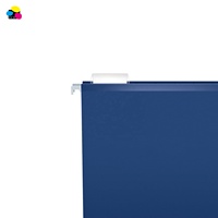 Dossier de Suspension bleu foncé, pierre à trois couleurs, organisateur facile