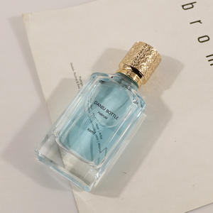 Vente en gros d'usine, flacons de parfum et de cosmétiques en verre carré de 30 ml et 50 ml, flacons transparents à clipser, flacons vides - Product Image 2