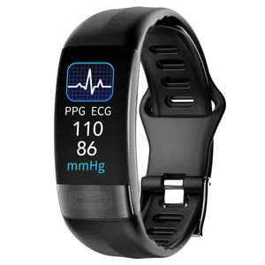 P11 प्लस PPG + ईसीजी ईसीजी HRV रक्त दबाव सीई Rohs के साथ फिटनेस गतिविधि ट्रैकर Smartwatch/स्मार्ट कंगन/स्मार्ट बैंड ईसीजी