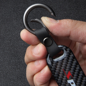 Toptan özel karbon Fiber araba logolu anahtarlık Metal OEM baskı boş UV anahtarlıklar ile toplu yüksek miktar - Product Image 6