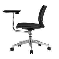 Chaise de formation avec tapis d'écriture et roues, de couleur arc-en-ciel, chaise réglable en plastique, pour salle de réunion, pour les clients