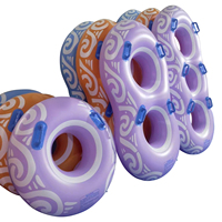 Nouveau design Toboggan aquatique personnalisé pour 1, 2 ou 3 personnes, type Lazy River, Ski Tube et Rafting pour parc aquatique