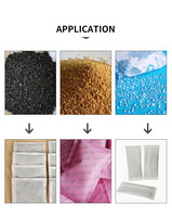 Machine de remplissage et de scellage verticale entièrement automatique de qualité alimentaire pour sachets en plastique, idéale pour les granulés de thé aux herbes et les filtres.