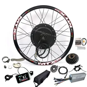 Almacén Reino Unido EE. UU. 26 ''27,5'' 29 ''MTX39 48/52V 2000W Kit de bicicleta eléctrica barata kit de conversión de piezas de bicicleta eléctrica con 7S ebike