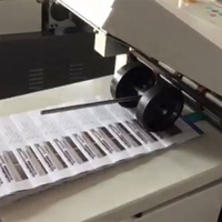Machine manuelle de pliage du papier, machine de traitement du papier avec fonction de pliage et de découpe en métal