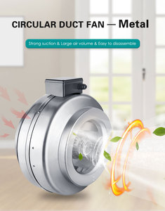 Ventilateur d'extraction OEM à faible bruit et économie d'énergie pour <span class=keywords><strong>cheminée</strong></span>, <span class=keywords><strong>conduit</strong></span> d'air, barbecue, fumoir, HVAC, 220V, 4, 6, 8, 10, 12 pouces, pour ventilation d'air frais - Product Image 5