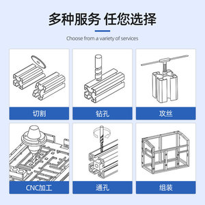Valla de seguridad industrial de aluminio 4080 personalizada para robots, cubierta mecánica antipolvo, moderna para villas y exteriores. - Product Image 2