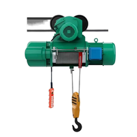 Palans électriques à câble sur roues pour positions de travail en hauteur, avec moteur durable et câble en acier résistant à l'usure