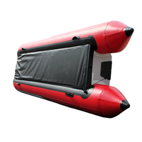 JOYMAX Kayak gonflable et canoë pliable portable et réglable de 3,21 m en PVC de 0,9 mm pour 2 personnes avec pagaies, idéal pour l'océan