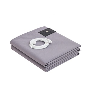 95% 유기농 면 5% 은섬유 정전기 방지 저자극성 피부 친화적인 접지용 침대 시트 - Product Image 6