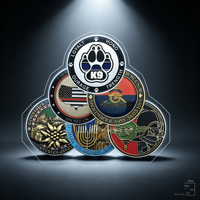 Nouvelle pièce de monnaie commémorative de luxe moderne, personnalisée et créative, pour cadeau, vente en gros directe usine