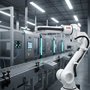 Station de travail robotisée de soudage industrielle MZD - Dotée d'une machine à souder, d'un pistolet de soudage, d'un moteur servo-électrique de 350 W et d'un cœur PLC - Product Image 4