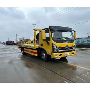 4.4m Wide Platform 7tons Two-Position 4X2 Flatecobed Roadside Rvery Wrecker <b>Truck</b> Heavy Tow <b>Truck</b> with Fast Loading - Product Image 1