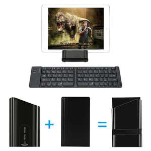 Clavier pliable en aluminium Tastatur Klappbar Eu Clavier pliable Bluetooth sans fil portable pour Android - Product Image 6