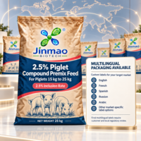 Prémélange composé pour porcelets Jinmao 2,5 % avec minéraux, vitamines et enzymes de qualité alimentaire pour la nutrition animale