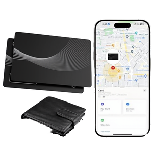 Dünne Geldbörsen-Tracker-Karte, Wasserdichter IP68-Beacon zur Gegenstandsortung für Gepäckanhänger, Reisepässe und Taschen - Product Image 1