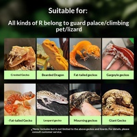 Op insecten gebaseerd fruitpoeder reptielenvoer voor gekko's, baardagamen, blauwtongskinken & hagedissen - Voedzame probiotica 90g
