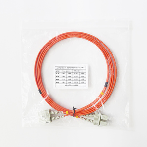 Duplex <strong>Multimode</strong> MM OM1 OM2 OM3 OM4 2M 2.0mm 3.0mm 50/125 62.5/125 <strong>SC</strong> To <strong>SC</strong> Fiber Optic <strong>Patch</strong> <strong>Cord</strong>