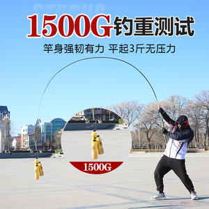 Canne à pêche Qixing Longyuan en fibre de carbone, canne de rivière ultralégère et rigide pour carpe crucian, guides SIC, action moyenne rapide - Product Image 4