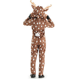 Costume <span class=keywords><strong>de</strong></span> photographie pour fête <span class=keywords><strong>de</strong></span> Noël en famille, combinaison d'animal <span class=keywords><strong>cerf</strong></span> brun pour enfants KCFC-035 - Product Image 6