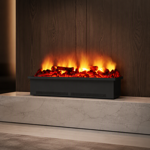 Chimenea Moderna <span class=keywords><strong>de</strong></span> Vapor <span class=keywords><strong>de</strong></span> Agua 3D <span class=keywords><strong>con</strong></span> Material Metálico y Decoración <span class=keywords><strong>de</strong></span> Resina <span class=keywords><strong>de</strong></span> Carbón, Control Remoto, Inserto para Sala <span class=keywords><strong>de</strong></span> Estar, Uso en Interiores - Product Image 2