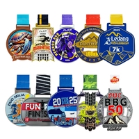 Medalla Deportiva de Metal Personalizada por el Fabricante, con Acabado en Oro y Plata, para Fútbol, Tenis, Surf, Esgrima, Esquí