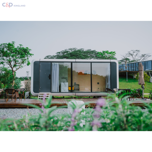 Nuevos artículos calientes Casa contenedora de cápsula espacial móvil de lujo moderna Casa pequeña móvil portátil de nuevo diseño - Product Image 3