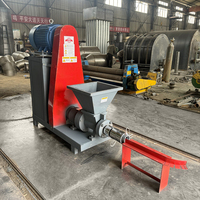 Petite brique de charbon de bois 22kw, presse à forcer à vis, machine à briquettes de sciure de bois, usine de fabrication de briquettes de charbon de bois