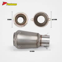 Sistema de escape para motocicleta Forsound Factory a precio mayorista, sistema de sección central delantera corta para Honda CBR650R
