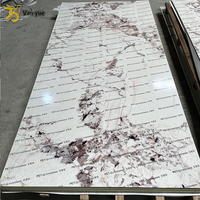 Fabricant Linyi, plaque de marbre UV 1220*2440*3mm, facile à installer, convient pour le salon