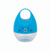 Pot à bonbons en PET de qualité alimentaire en forme de panier de chat de dessin animé, avec couvercle à vis, pour biscuits, collations, sucettes, cadeaux de fête pour enfants, rangement de jouets - Vente en gros