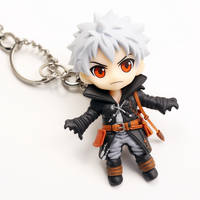 Llavero de PVC 3D Personalizado con Figura de Acción - Colgante de Anime Personalizado para Mochila, Coche y Decoración de Regalos