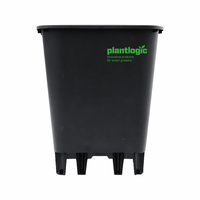Pot Tanaman Persegi PP Multi Warna dengan Lubang Drainase, Pot Tanam, Pot Blueberry, Alas Piramida Plastik, Kaki Tinggi