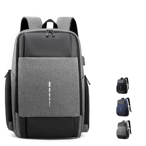 Sac à dos d'affaires de voyage <span class=keywords><strong>en</strong></span> nylon imperméable personnalisé OEM, tendance, pour hommes et femmes, avec compartiment pour ordinateur portable - Product Image 1