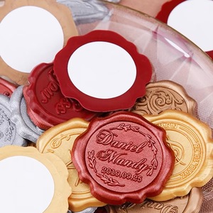 <strong>Celtic</strong> Knot Wax Seal Stamp Personalized Text Edge Instant Ship - Product Image 5