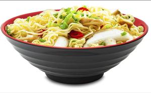 Ensemble de vaisselle en mélamine écologique bols à ramen cuillères supports de baguettes polies <span class=keywords><strong>bol</strong></span> coréen thaï miso Udon Pho boîtes emballées - Product Image 6