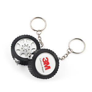 Ruban à mesurer porte-clés Wintek 1 mètre métrique et impérial en acier télescopique mini portable accessoire de voiture - Product Image 5